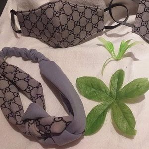 Mask with matching headband